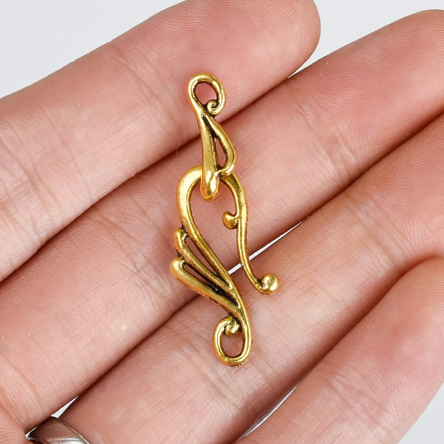 10pcs Treble Clef Charms Musical Note Earring Earring Hook Earring Charm DIY Jewelry Making 103292