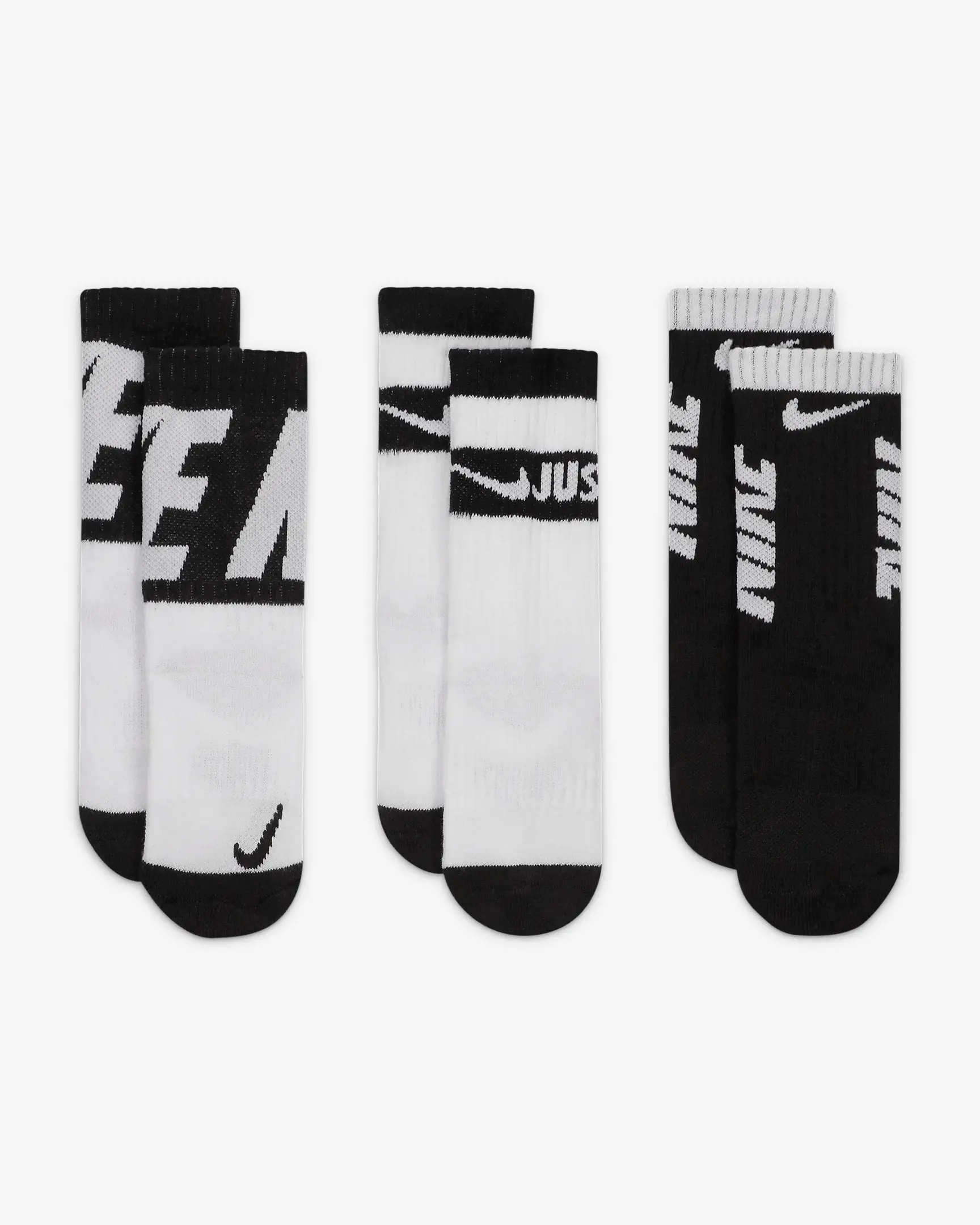 3 Pack Kids Heritage Sport Crew Socks