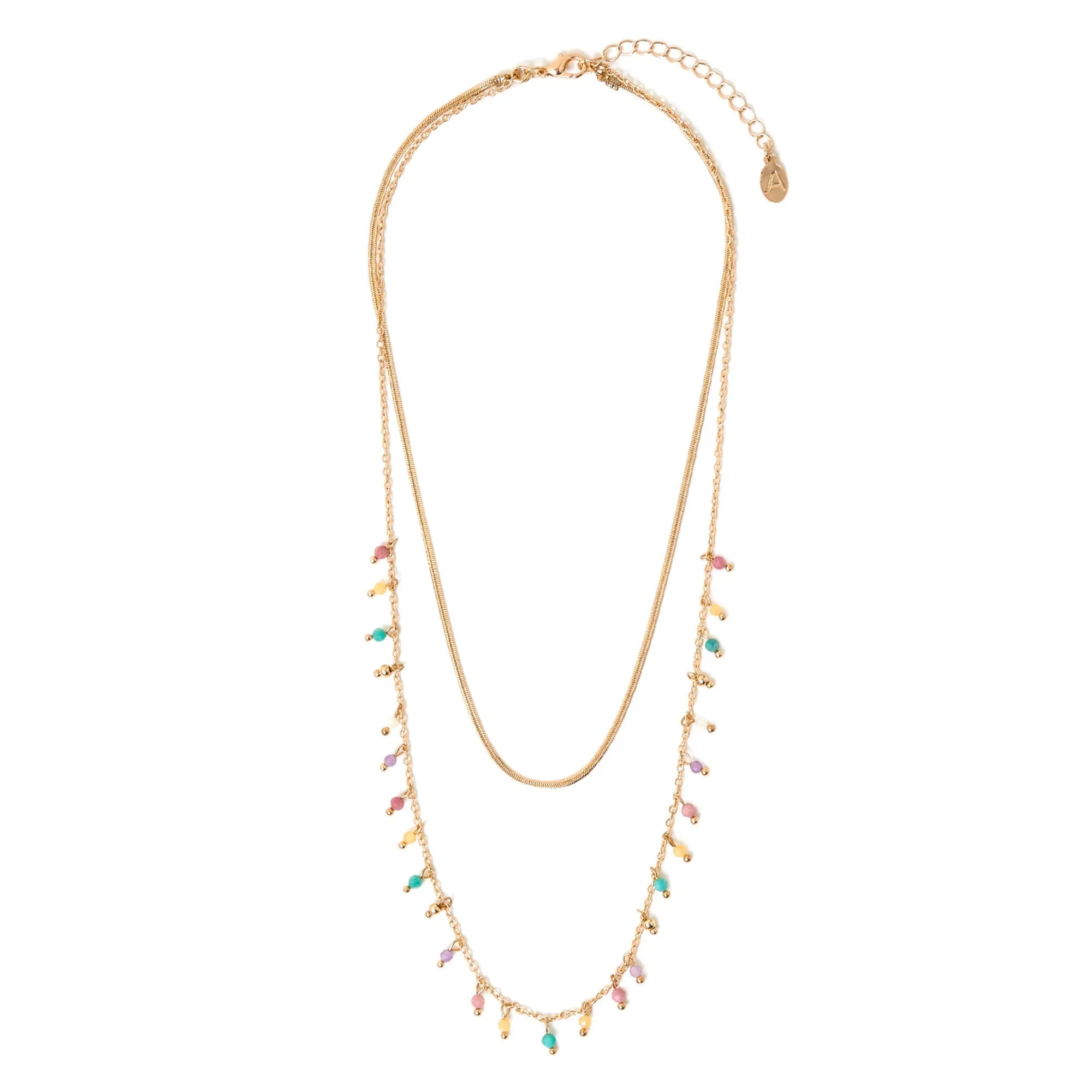 Accessorize London Women's Multi Layered Tiny Bead Necklace