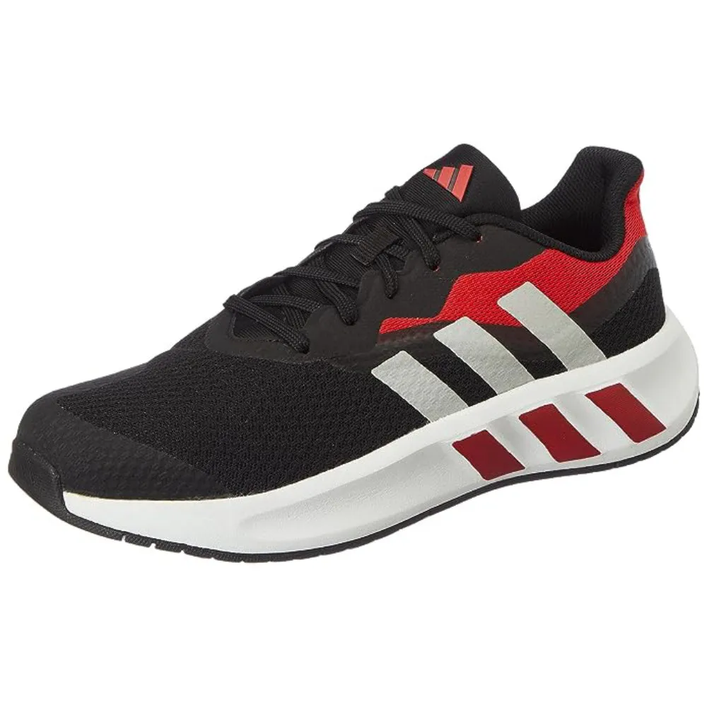 Adidas Men's Adilaska Running Shoe (Core Black/Silver/Scarlet)