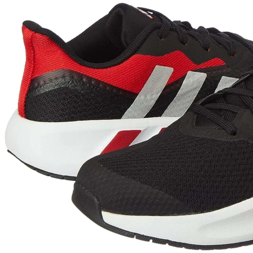 Adidas Men's Adilaska Running Shoe (Core Black/Silver/Scarlet)