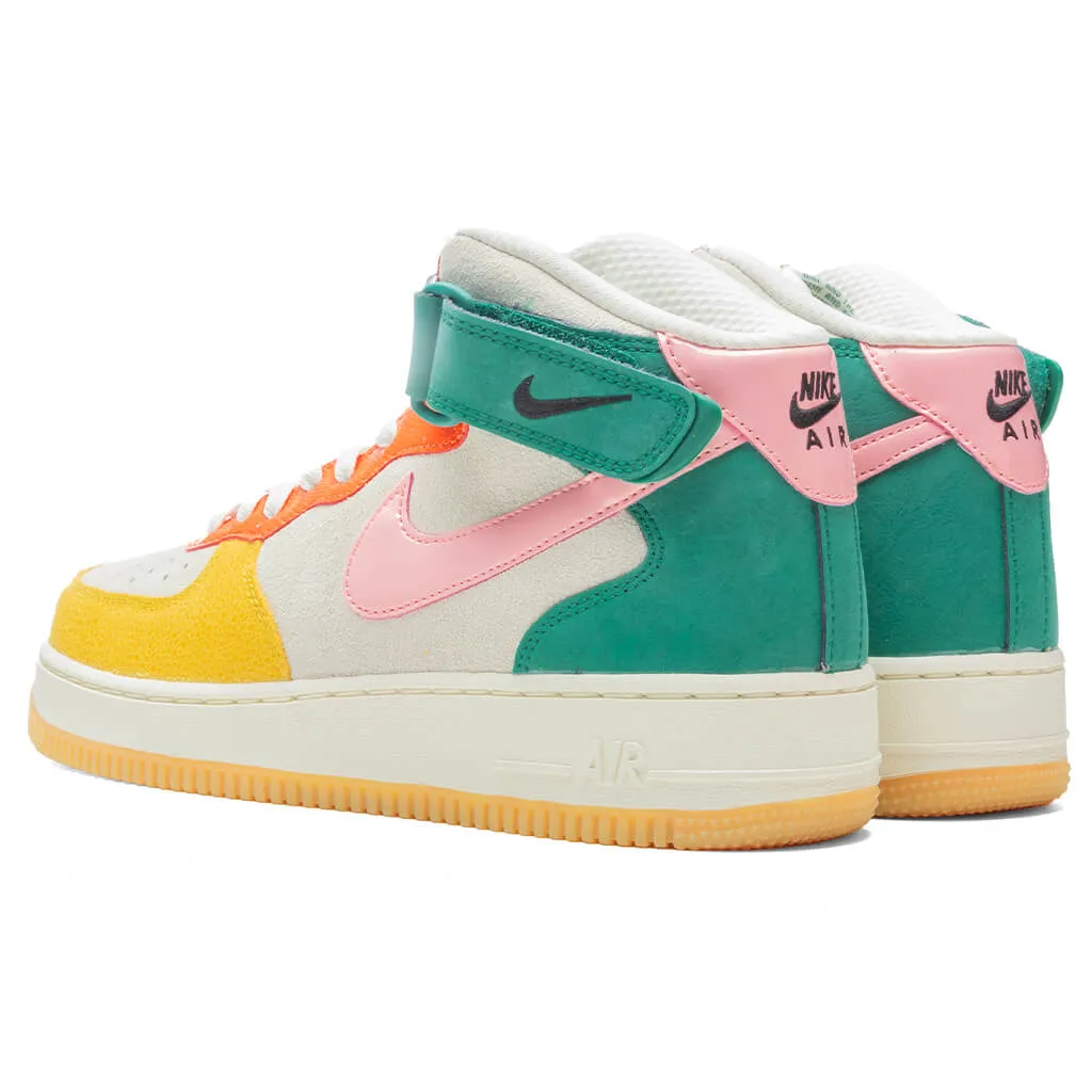 Air Force 1 Mid - Coconut Milk/Bleached Coral/Vivid Sulfur