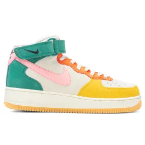 Air Force 1 Mid - Coconut Milk/Bleached Coral/Vivid Sulfur