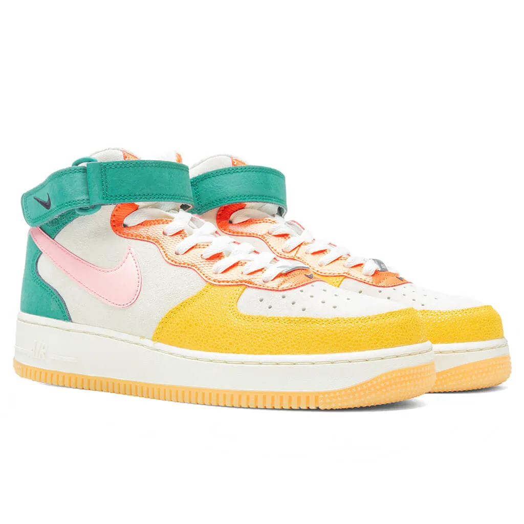 Air Force 1 Mid - Coconut Milk/Bleached Coral/Vivid Sulfur