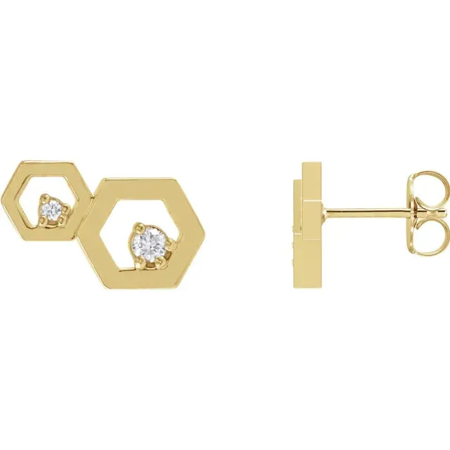 Bee Mine Gift Set: 2 Rings & 1 Pair of Earrings