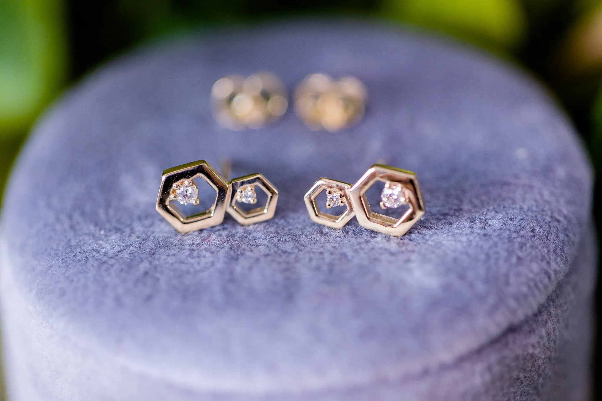 Bee Mine Gift Set: 2 Rings & 1 Pair of Earrings