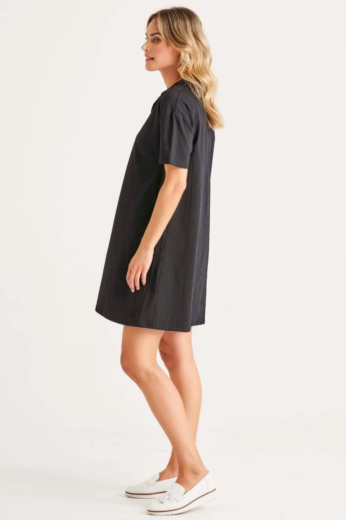 Betty Basics Deana Polo Dress in Black