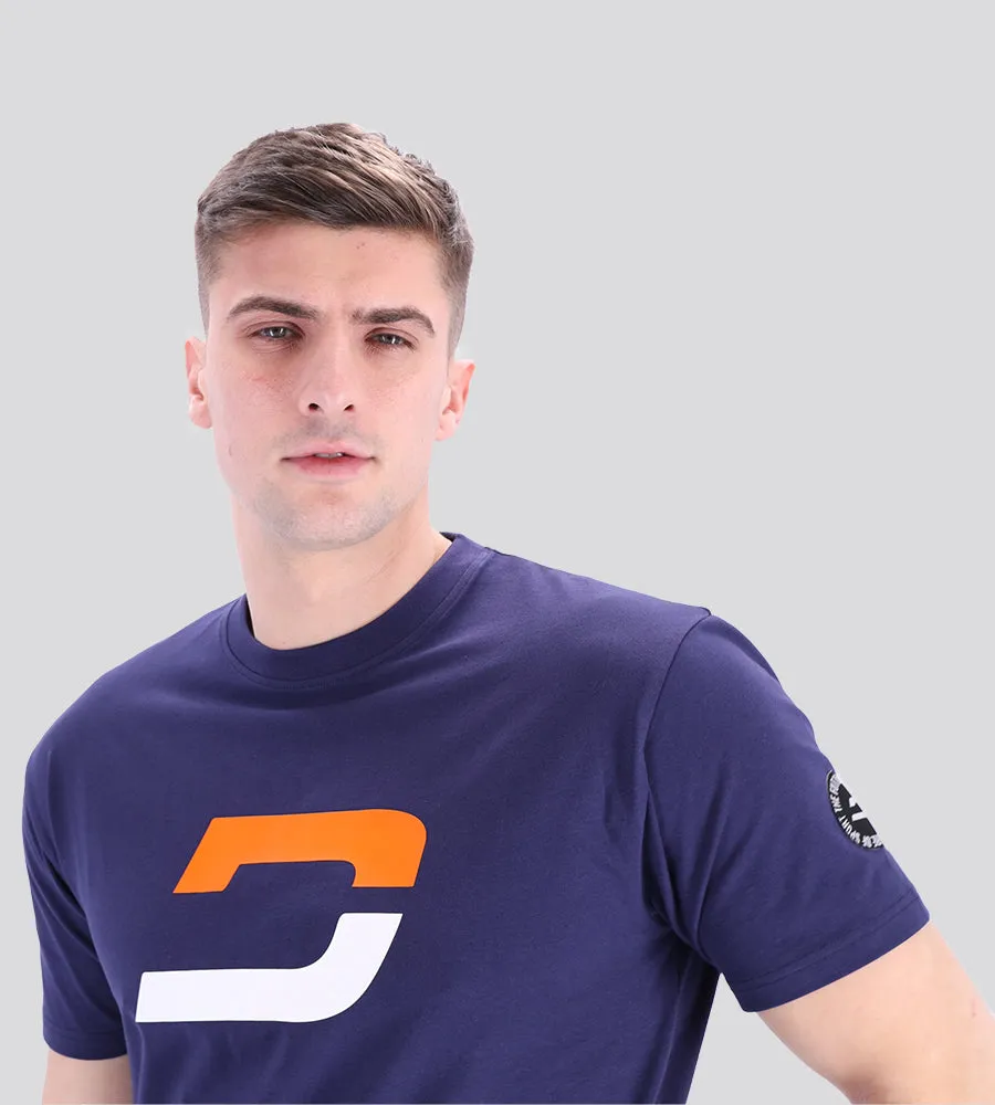 BIG 'D' LOGO T-SHIRT - NAVY