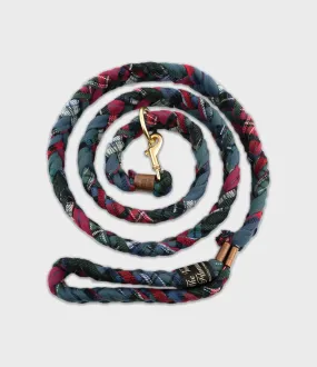 Braided Flannel Dog Leash