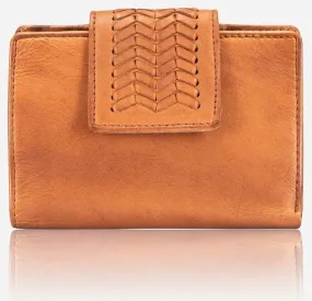 Brando Seymour Loren Medium Purse With Tab Closure | Tan