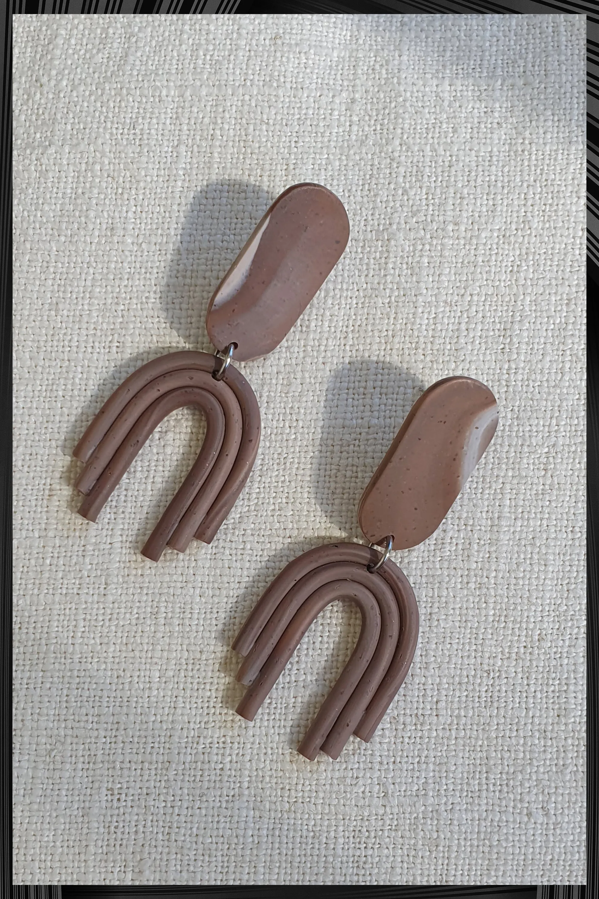 Brown Stone Tove Earrings | Quick Shipping