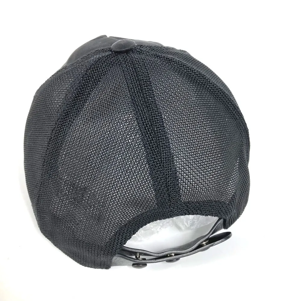 BURBERRY cap 8019211 Nylon black TB mens S Used Authentic