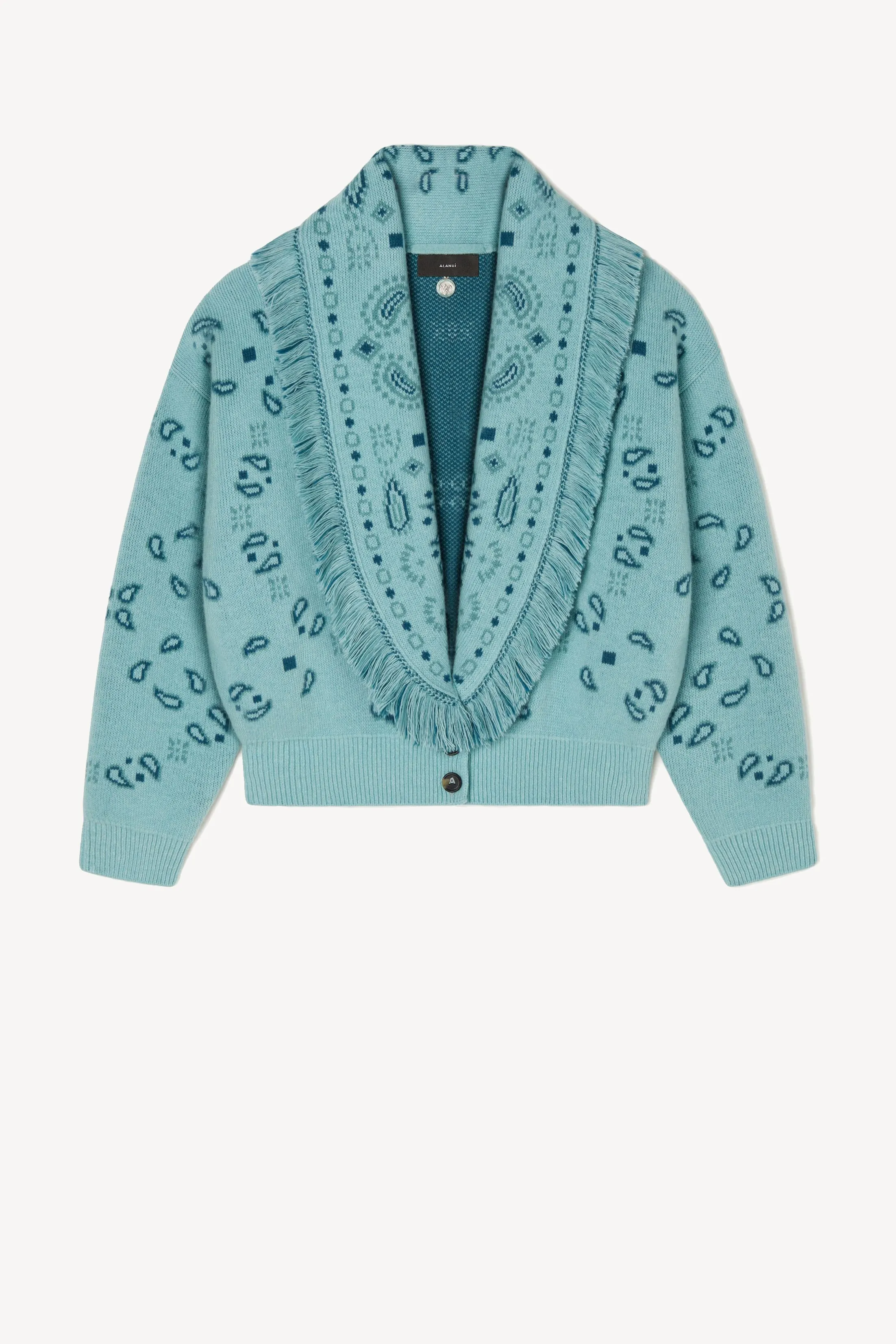 Cardigan Bandana Bomber in Surf Multicolor