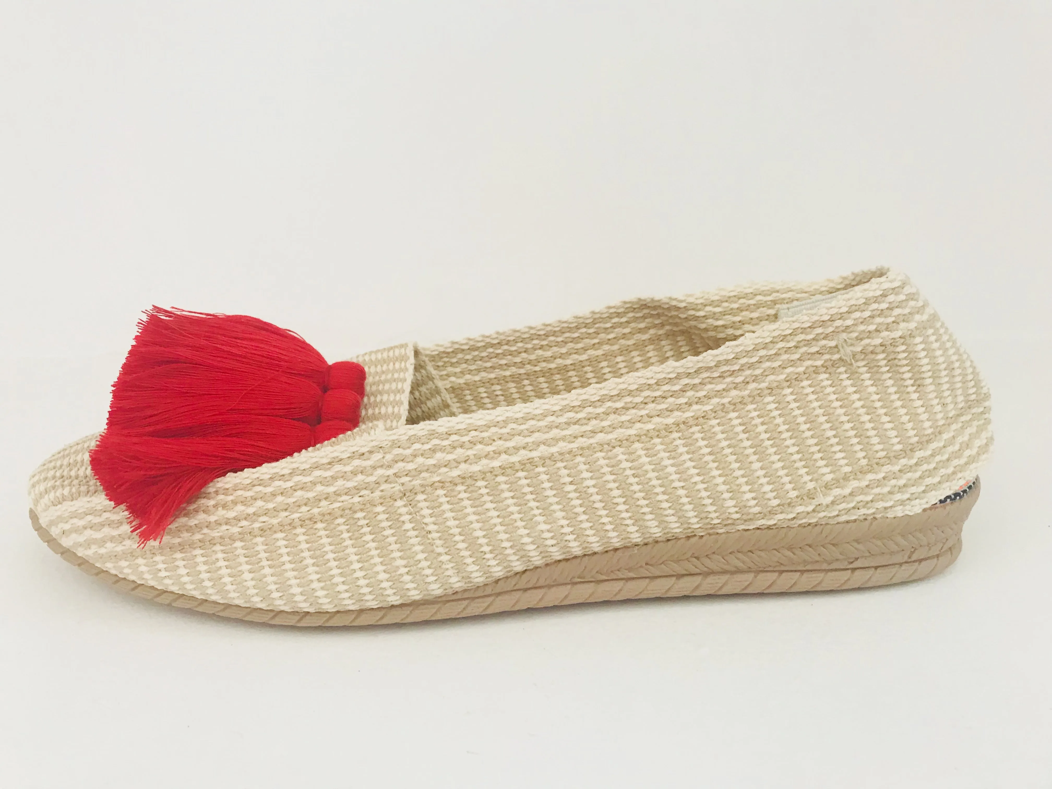 Casa de Vera Alaya Tassel Espadrillas in Red