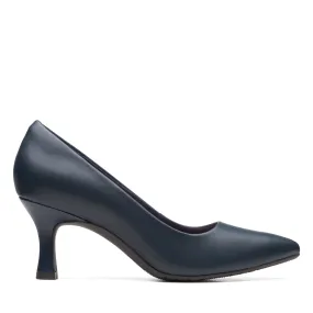 Clarks Kataleyna Gem Navy Leather