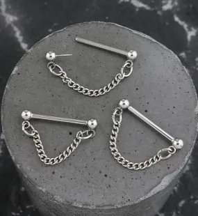 Curb Chain Threadless Titanium Bridge Bar