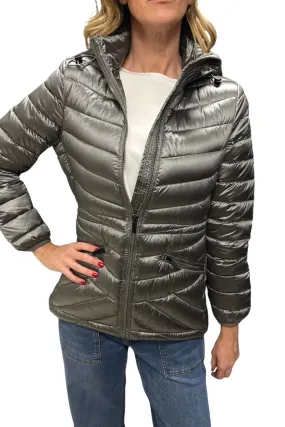 Down Filled Puffer Jacket | Platinum