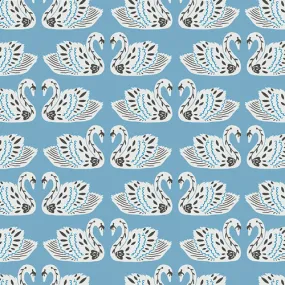 Fabric Baltic Swan Sky from Art Gallery Fabrics, Tallinn Collection, TAL-65304