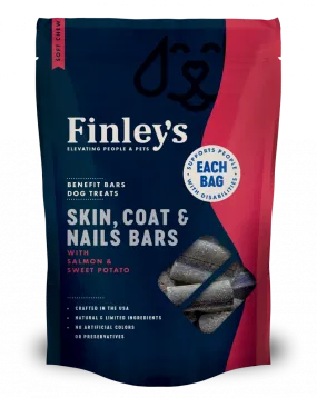 Finleys Skin, Coat, & Nails Soft Chew Benefit Bars