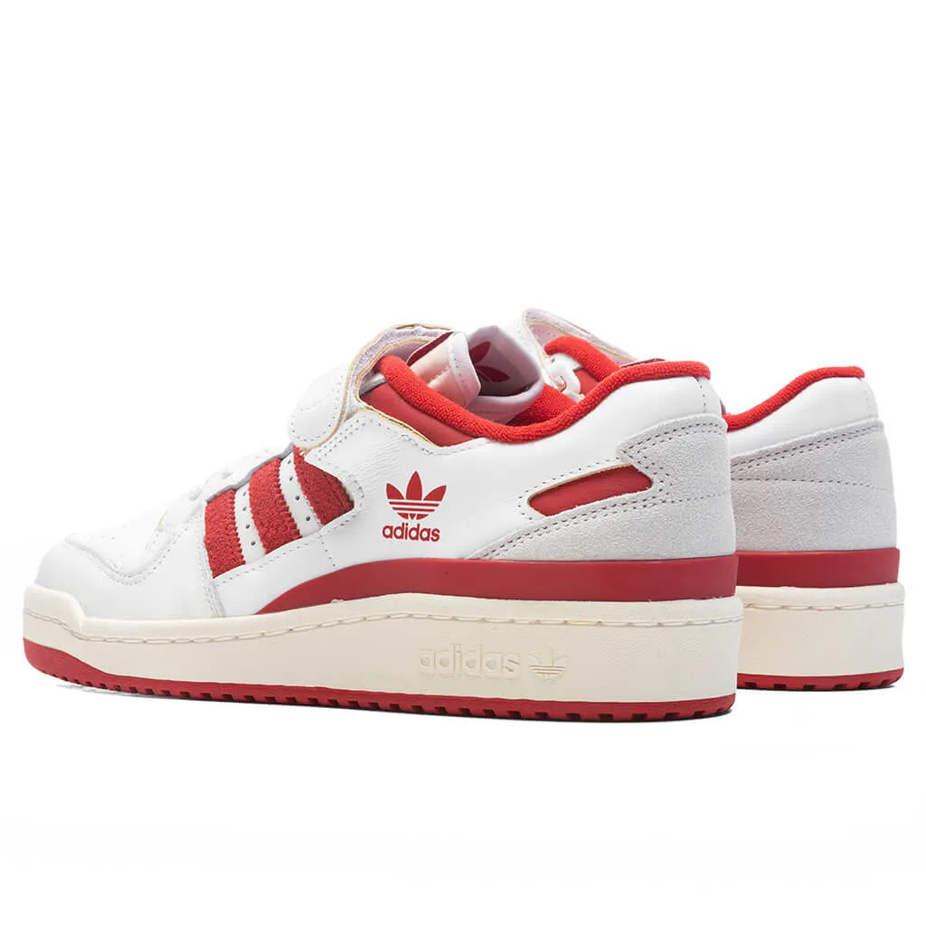 Forum 84 Low - Cloud White/Team Power Red