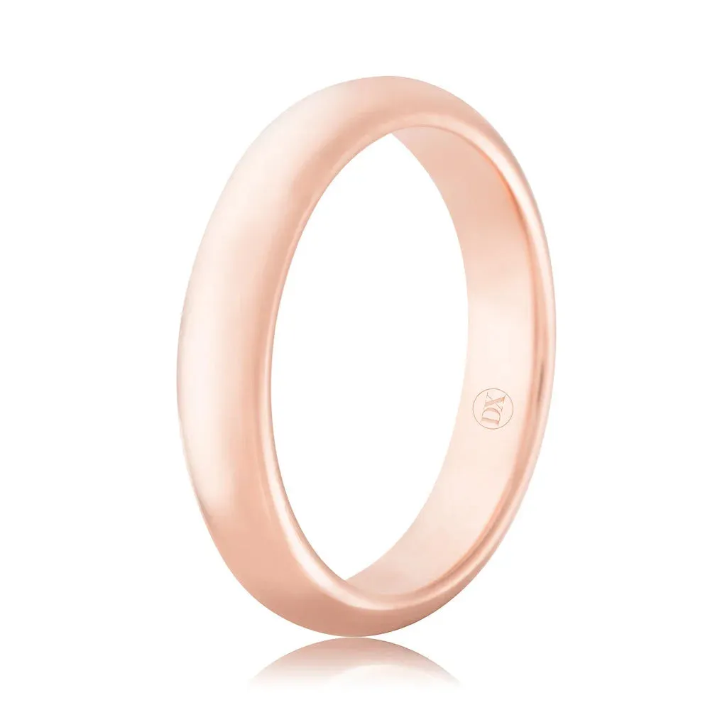 Full Dome 5mm - 18ct Rose Gold