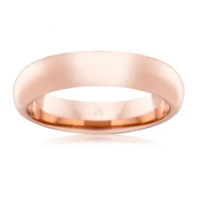 Full Dome 5mm - 18ct Rose Gold