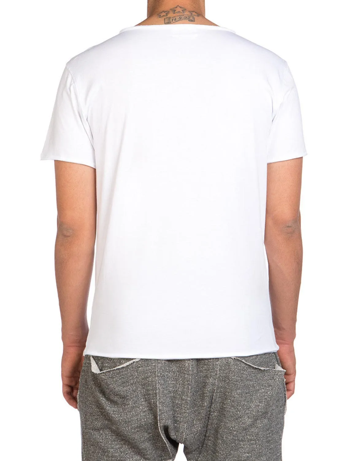 Henley Organic Cotton T-Shirt White