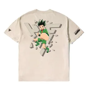 HXH GON BREAK THROUGH SHIRT (CREAM)