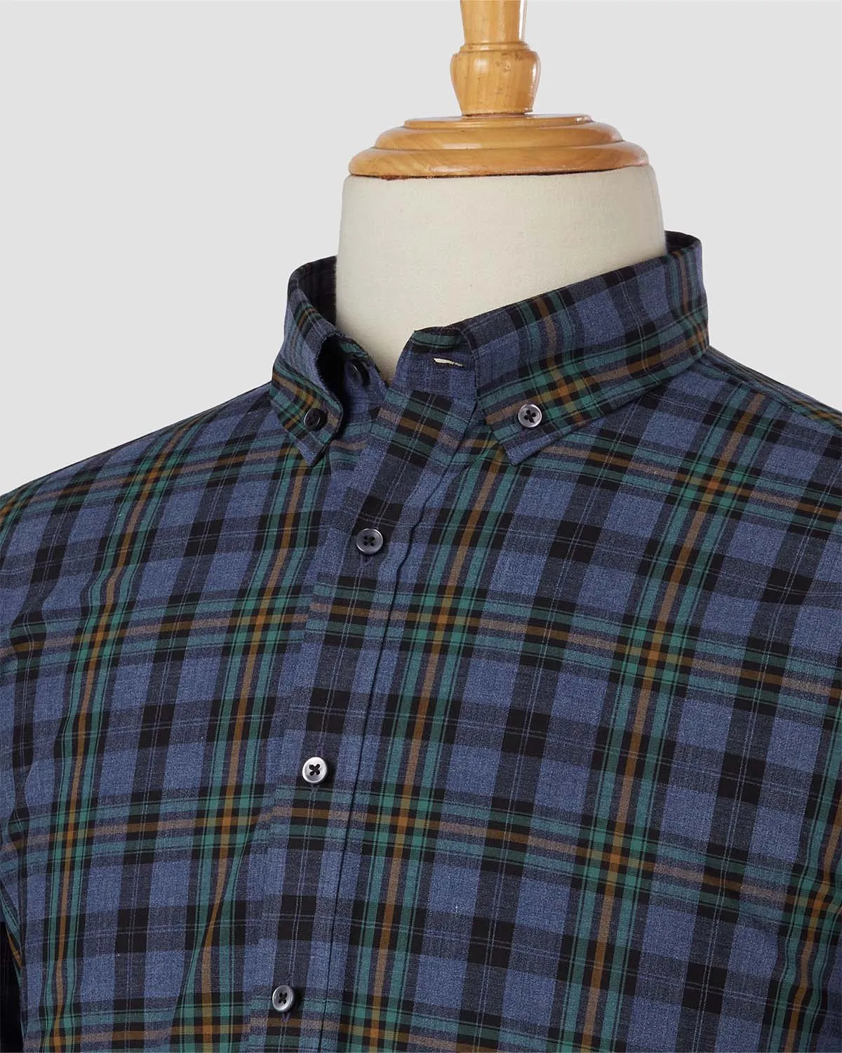 Japanese Old Navy Brushed Checked Shirt