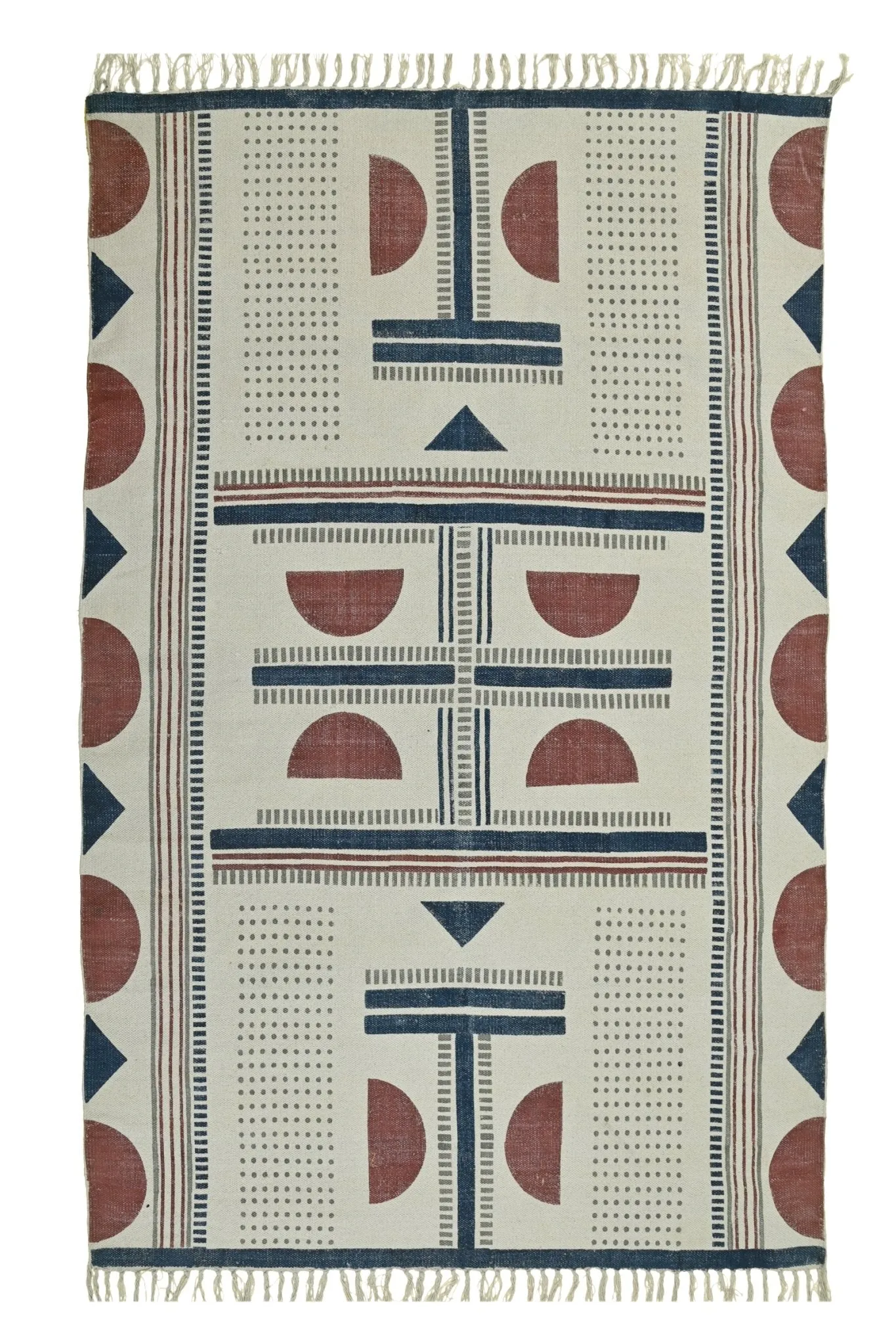 KARNIKA - BLOCK PRINTED COTTON RUG