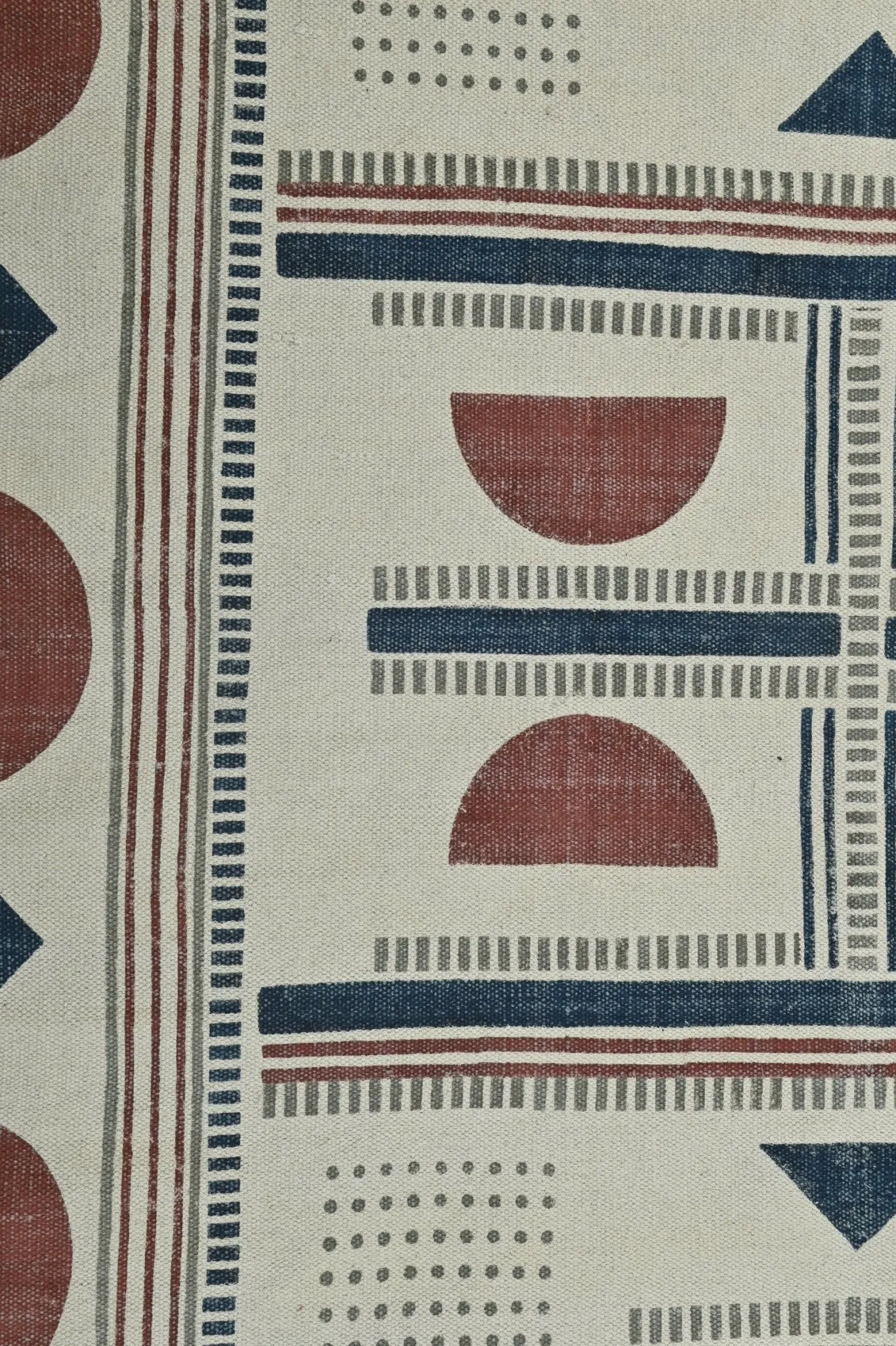 KARNIKA - BLOCK PRINTED COTTON RUG