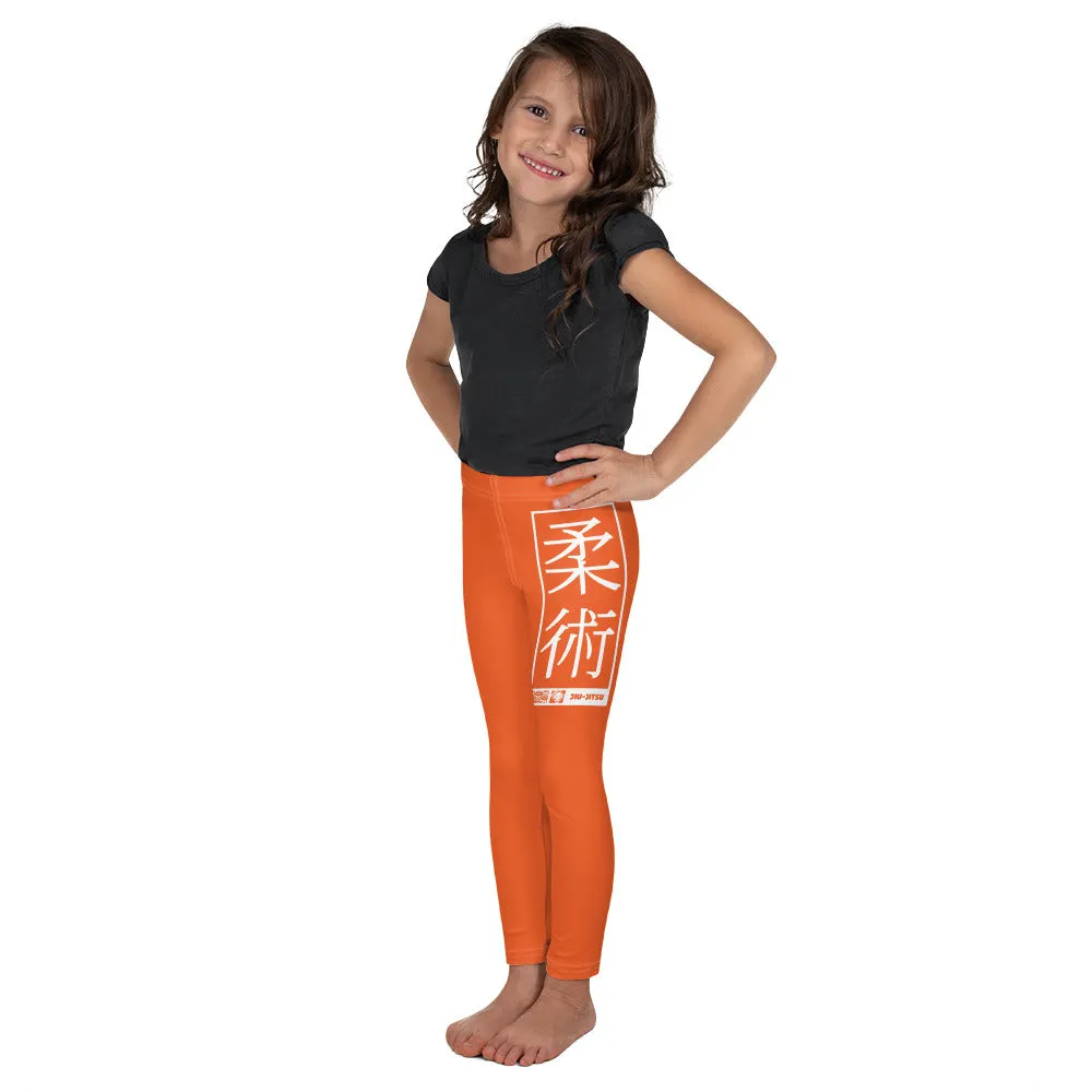 Kids' Girls Yoga Pants Workout Leggings Jiu-Jitsu 012 - Flamingo