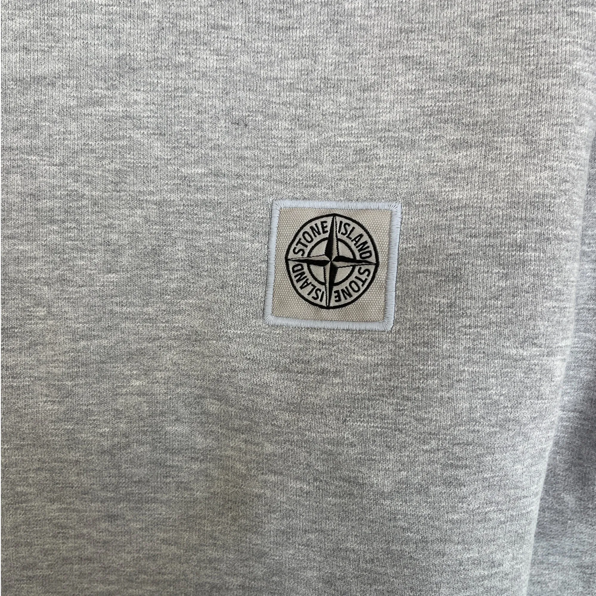 Men's Applique Logo Sweatshirt Grey Size L