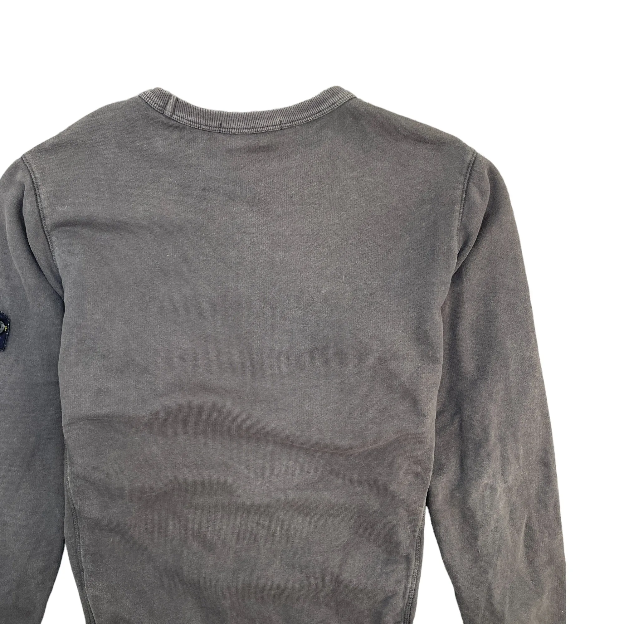 Men's Applique Logo Sweatshirt Grey Size S