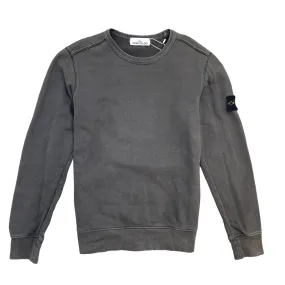 Men's Applique Logo Sweatshirt Grey Size S