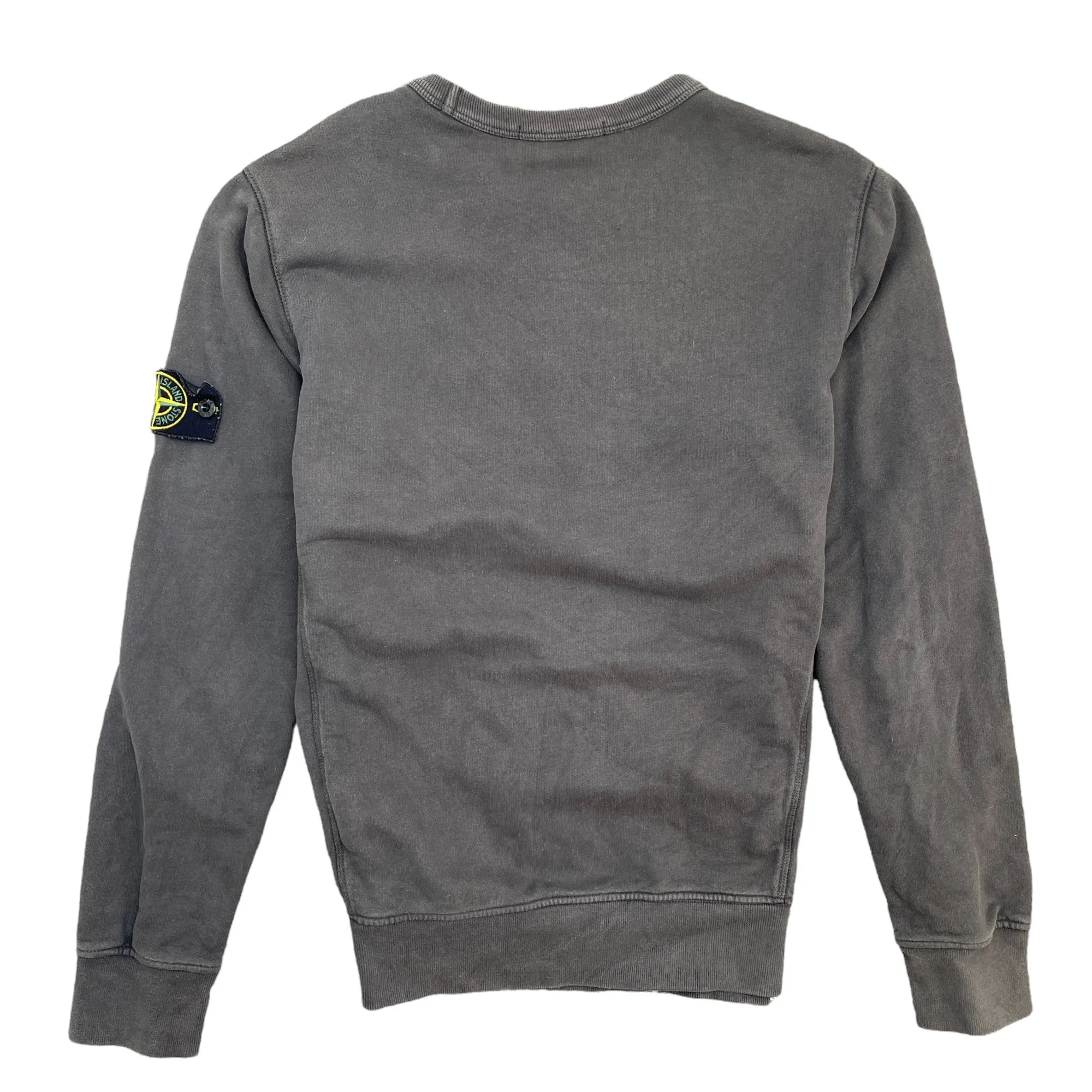 Men's Applique Logo Sweatshirt Grey Size S