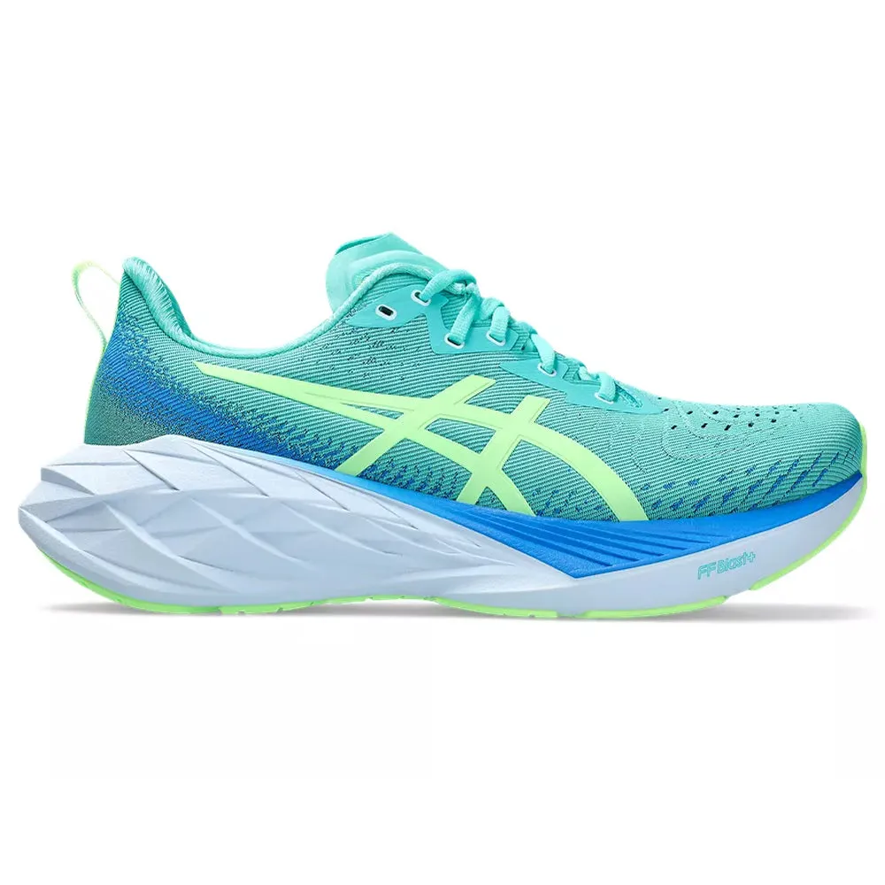 Men's Asics Novablast 4 Lite-Show, Lite-Show/Sea Glass, 9 D Medium