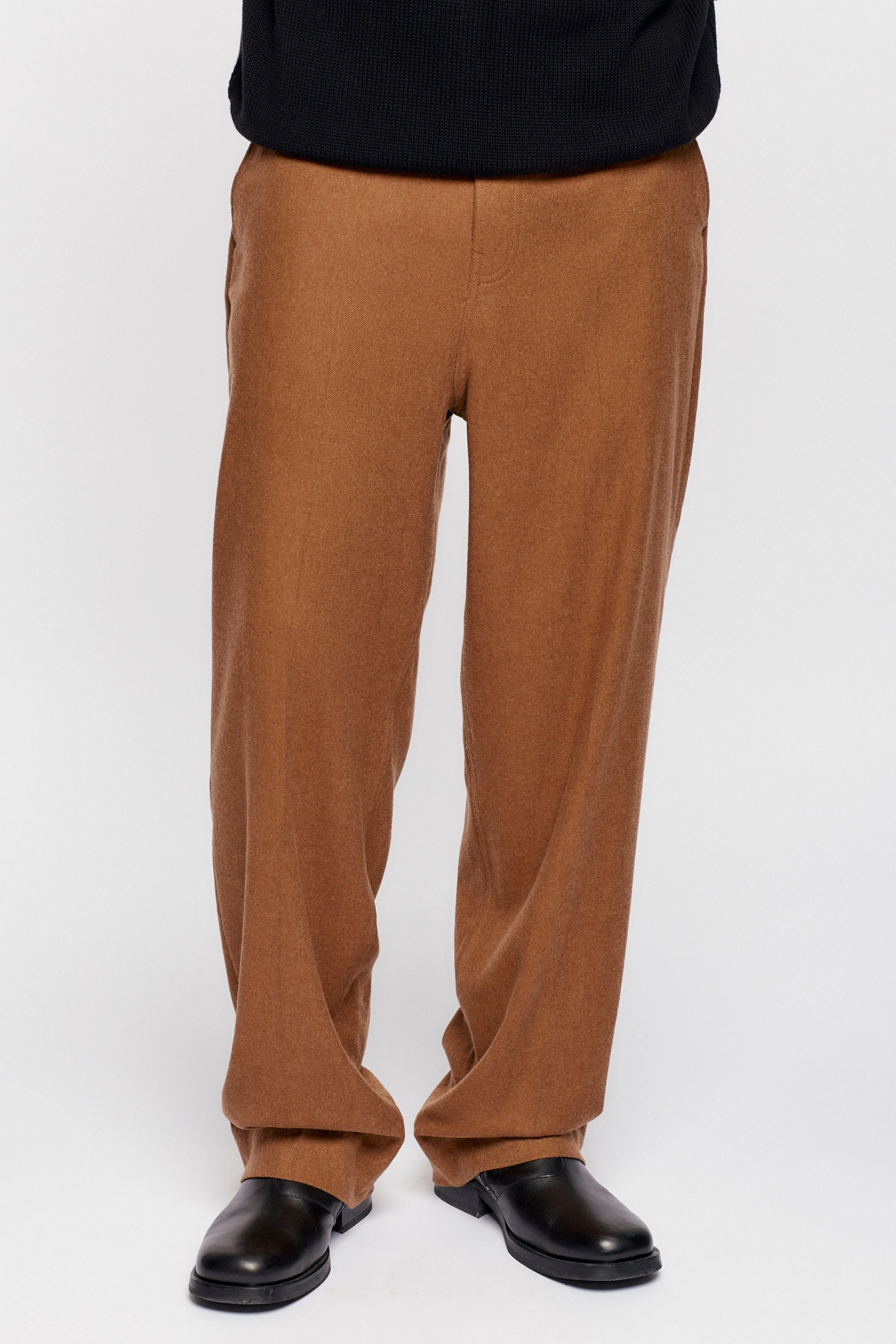 Men's Buma Wool Trouser in Tan