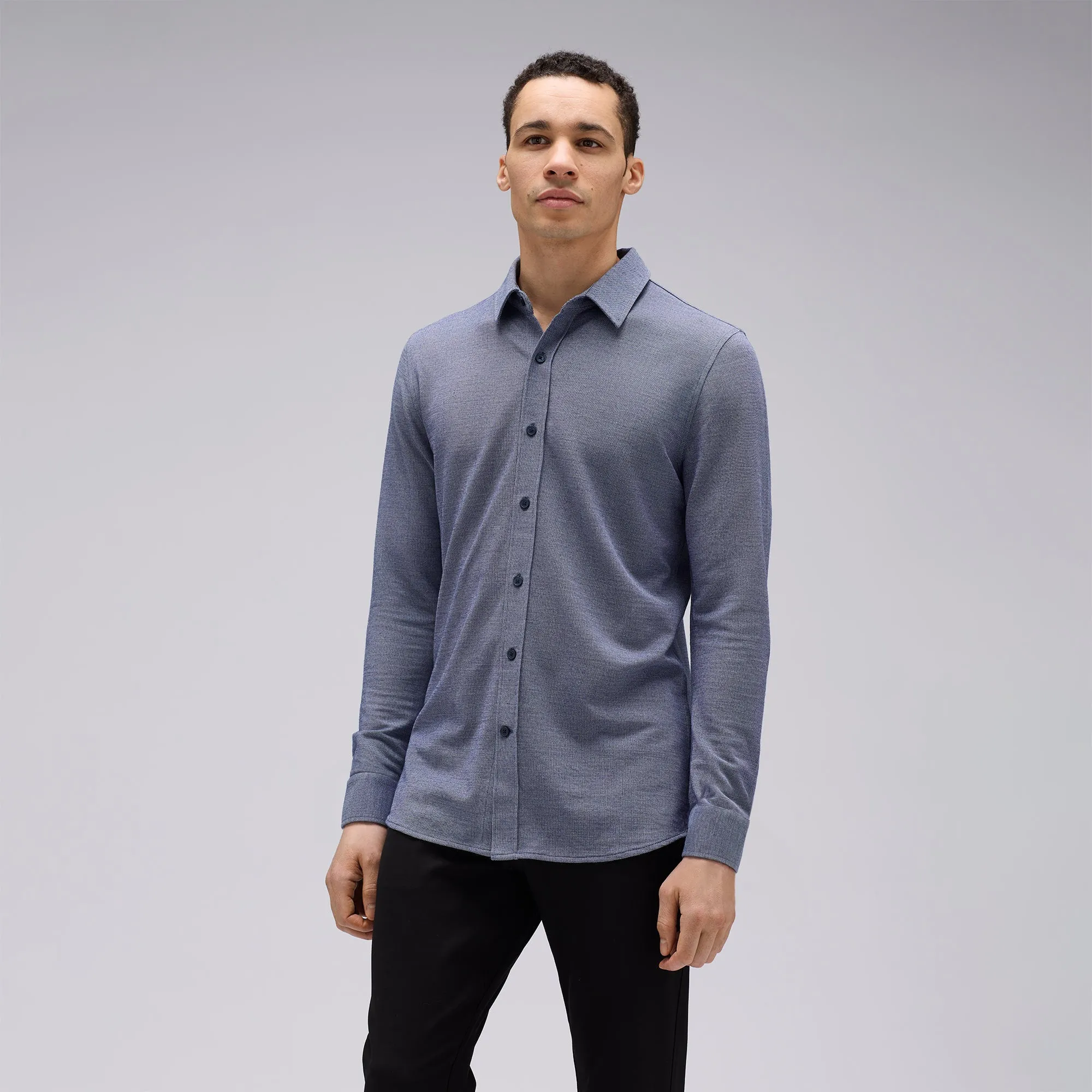 Men's Merino Button-Up