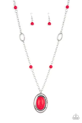 Mojave Meditation - Red Necklace