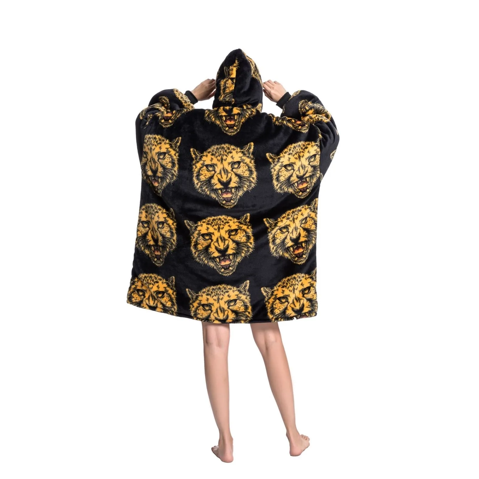 My Snuggy - Adult Leopard Hoodie Blanket