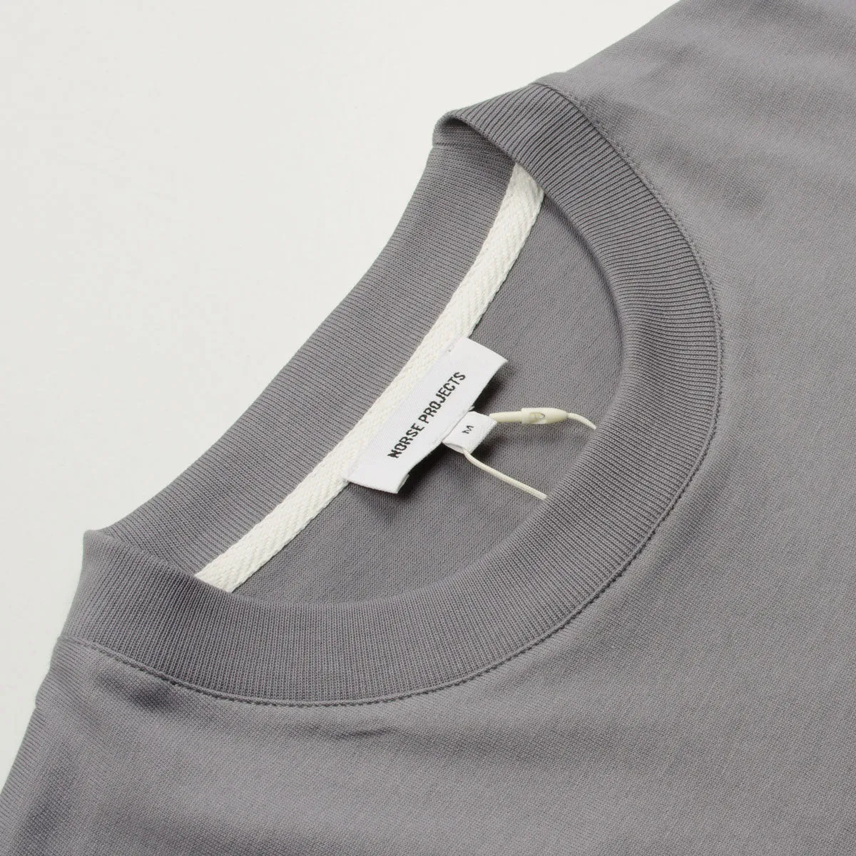 Norse Projects - Johannes Standard Pocket T-shirt - Mouse Grey