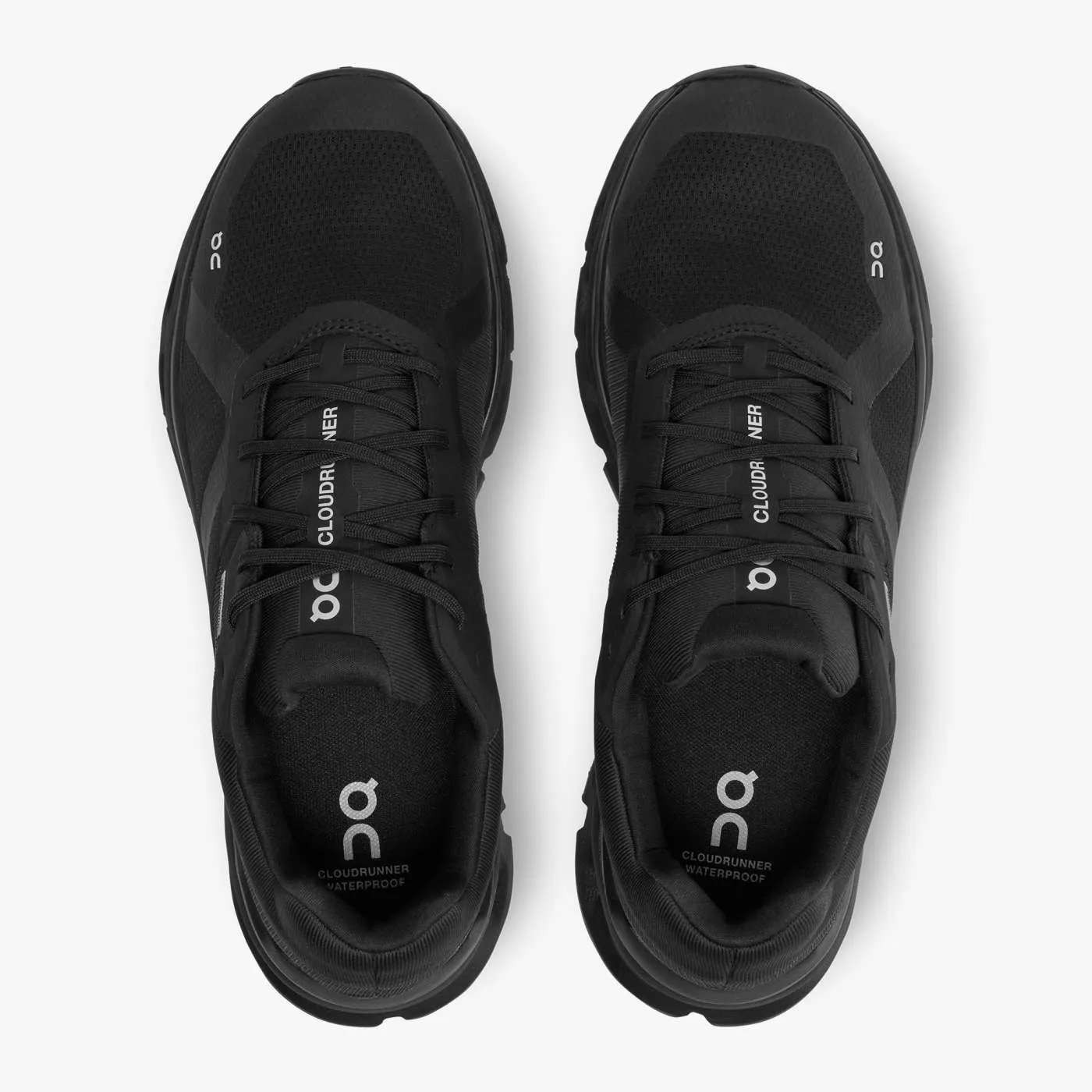 On Running Men's Cloudrunner Waterproof Shoes - All Black