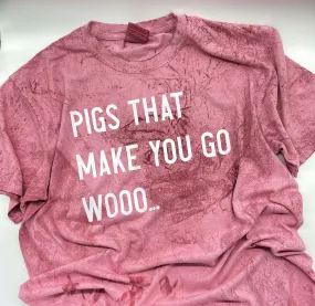 Pigs That Make You Go Woo (White) T-shirt