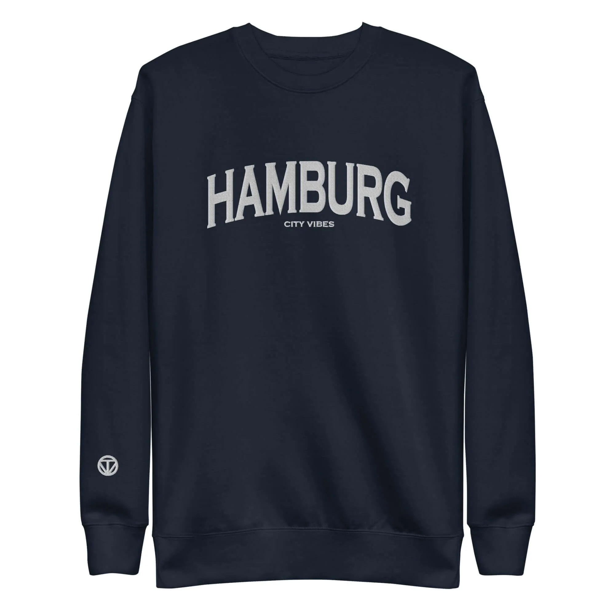 Premium Sweatshirt HAMBURG (Blau/Grau)