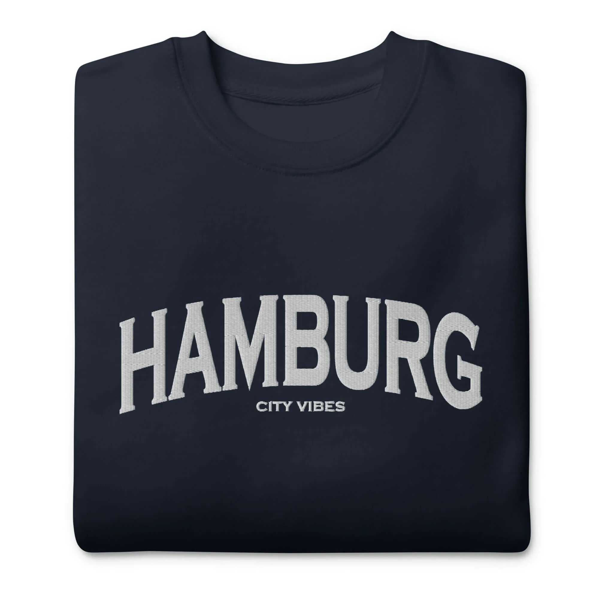 Premium Sweatshirt HAMBURG (Blau/Grau)