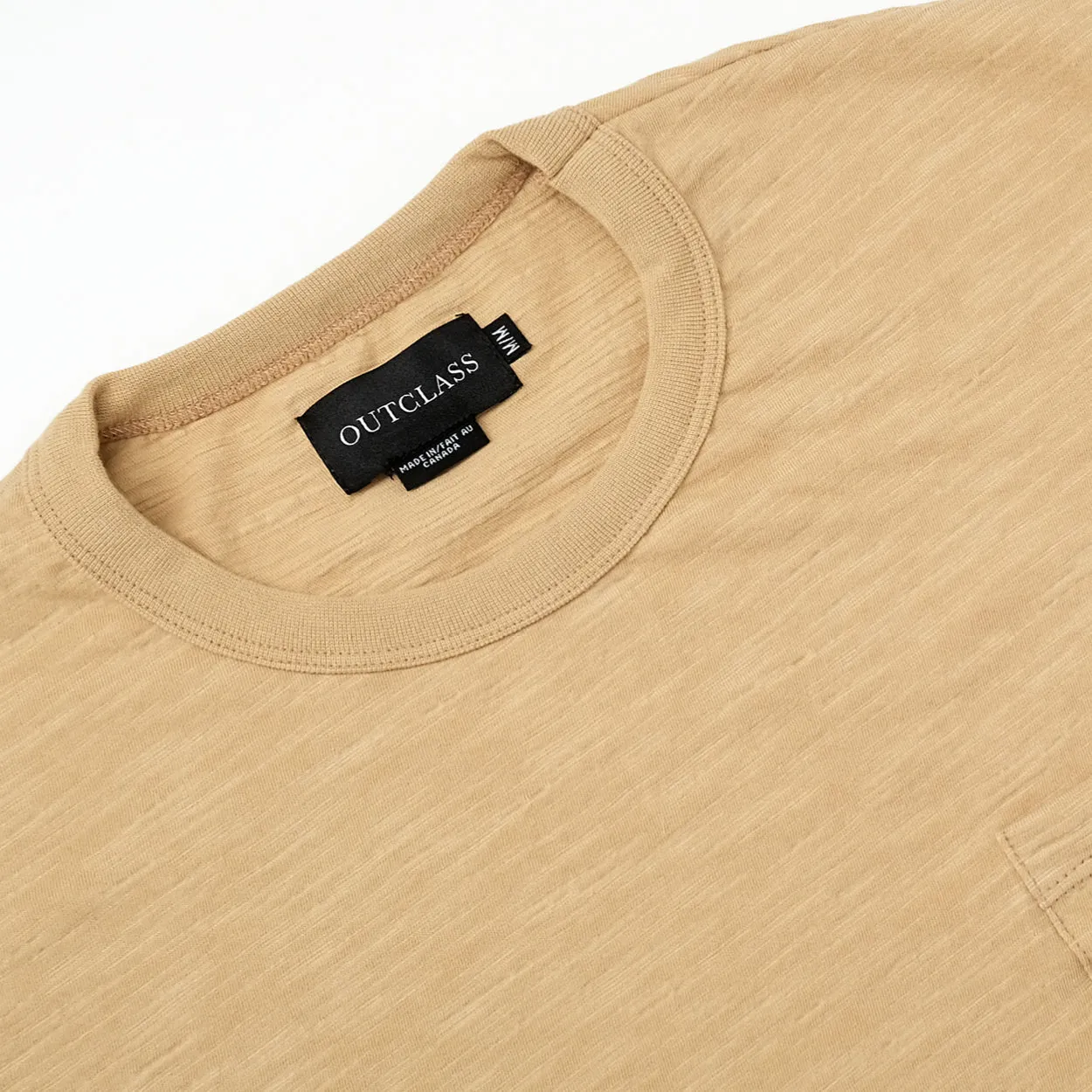 Sand Slub S/S Pocket T-Shirt