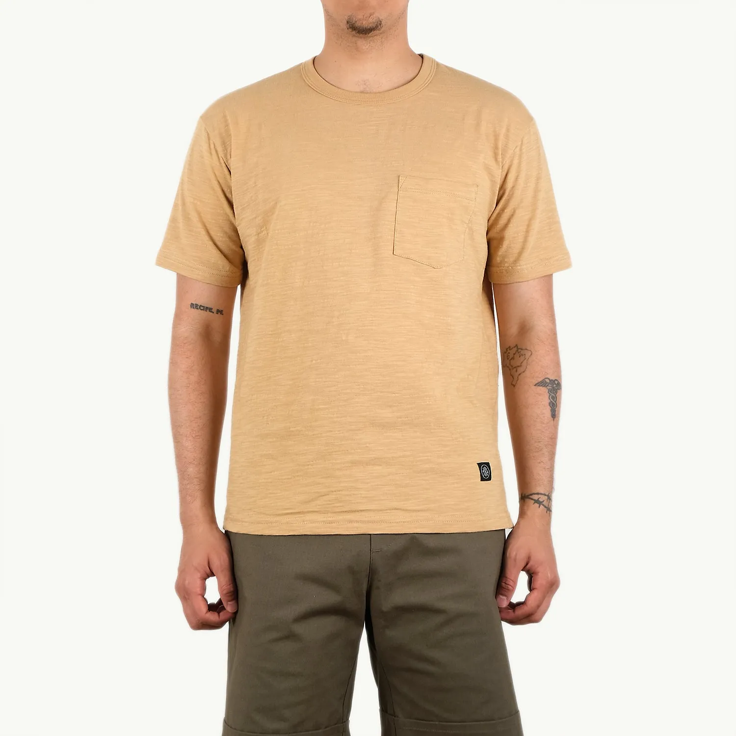 Sand Slub S/S Pocket T-Shirt