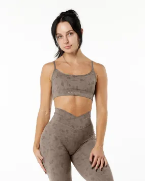 Surface Limitless Bra - Pebble Print Mocha