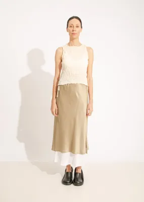 W24 | DAKOTA SKIRT / SAGE-WHITE